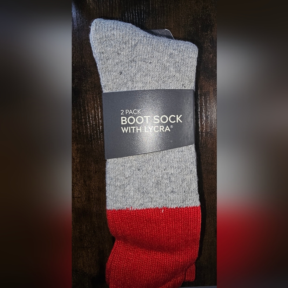 Alpine Design Two-Tone Boot Socks - 2 Pack